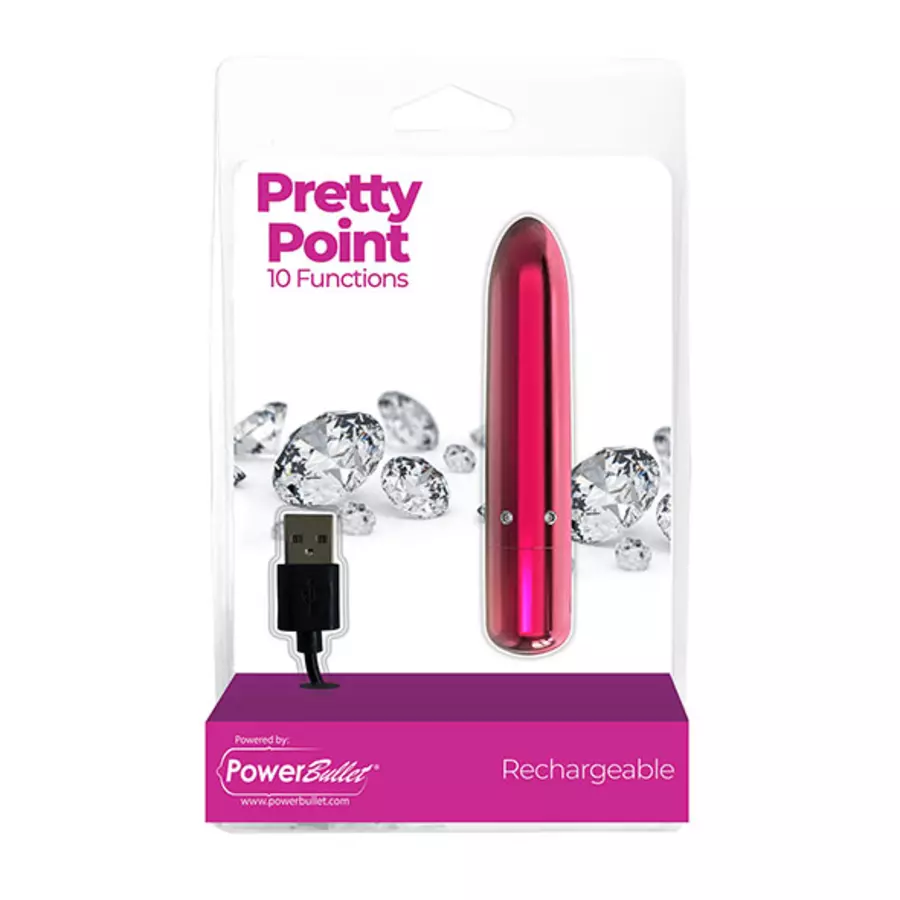 PowerBullet - Pretty Point Vibrator met 10 Vibratie Standen Vrouwen Speeltjes