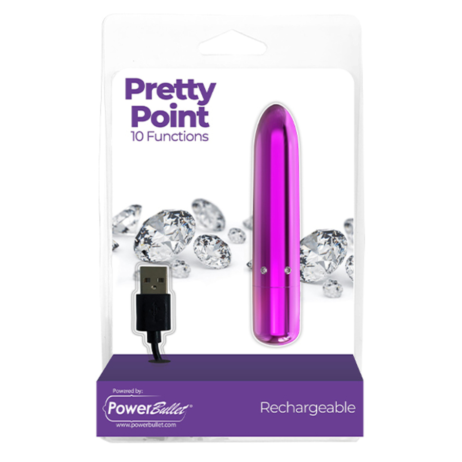 PowerBullet - Pretty Point Vibrator met 10 Vibratie Standen Vrouwen Speeltjes