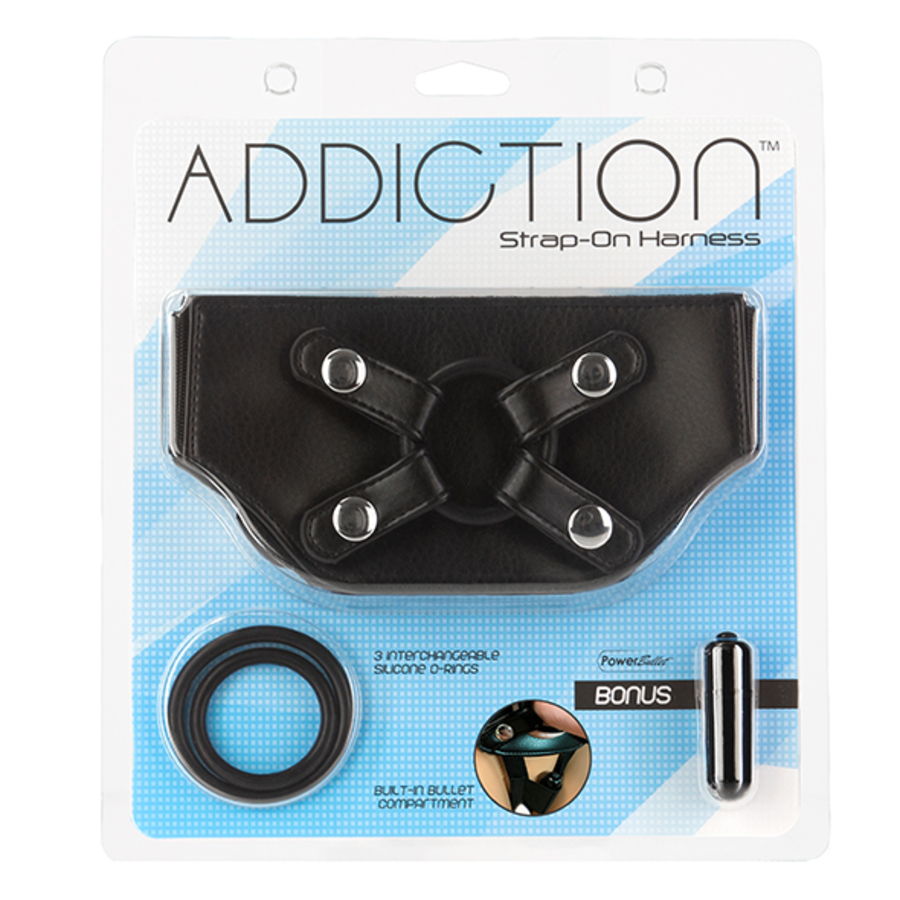 Addiction - Strap-On Harness with PowerBullet Strap-ons