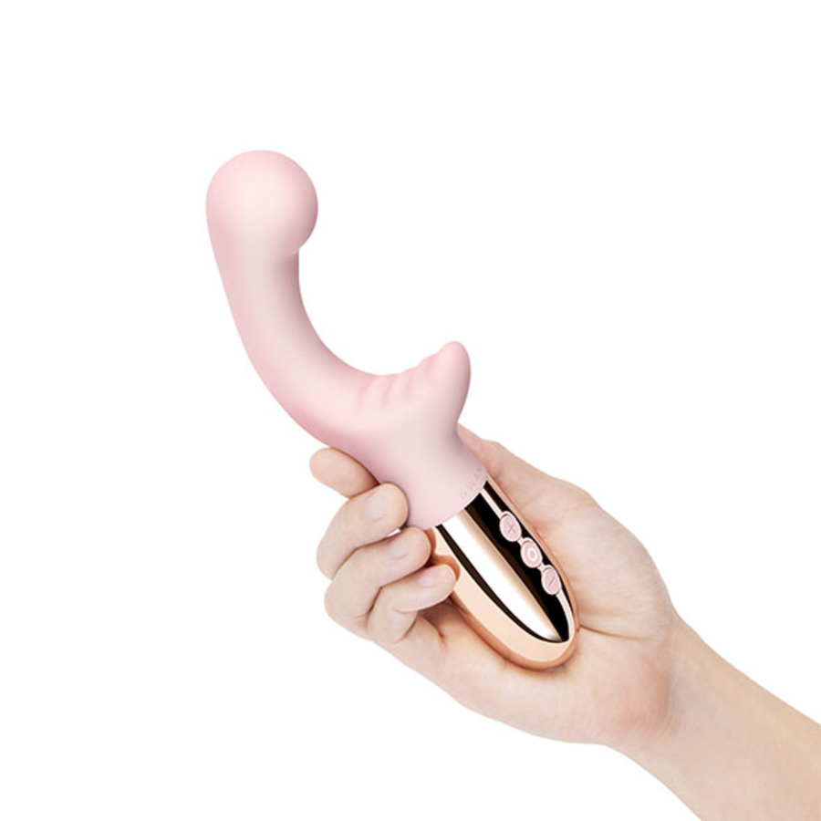 Le Wand - XO G-Spot en Clitoris Vibrator Rose Gold Vrouwen Speeltjes