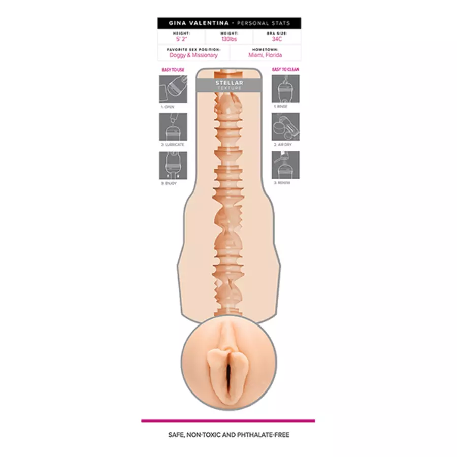 Fleshlight - Fleshlight Girls Gina Valentina Stellar Masturbator Mannen Speeltjes