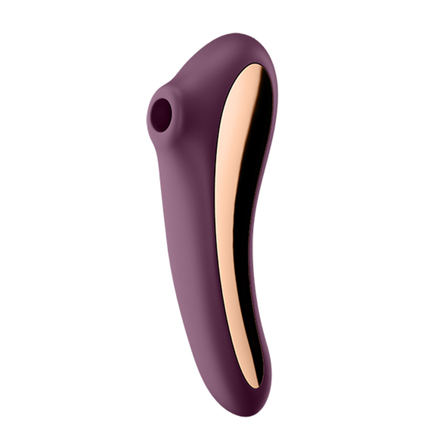 Satisfyer - Dual Kiss Insertable Air Pulse Dubbelzijdige Vibrator Vrouwen Speeltjes