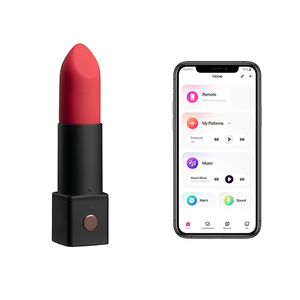 Lovense - Exomoon App Controlled Lipstick Vibrator Toys for Her