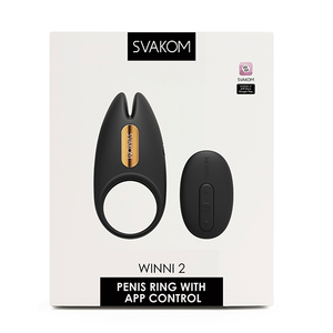 Svakom - Winni 2 App Controlled Vibrating Penis Ring Male Sextoys