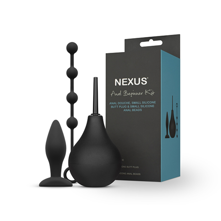 Nexus - Anal Beginners Kit Beads + Plug + Shower Anal Toys