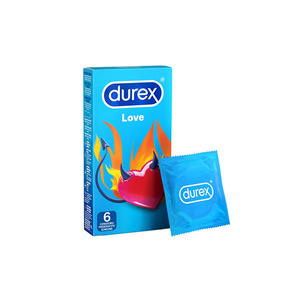 Durex - Love Condooms Met Glijmiddel 6 st. Accessoires