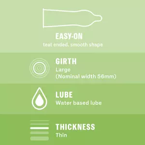 Durex - Naturals Condoms With Natural Water Based Lube 10 st. Accessoires