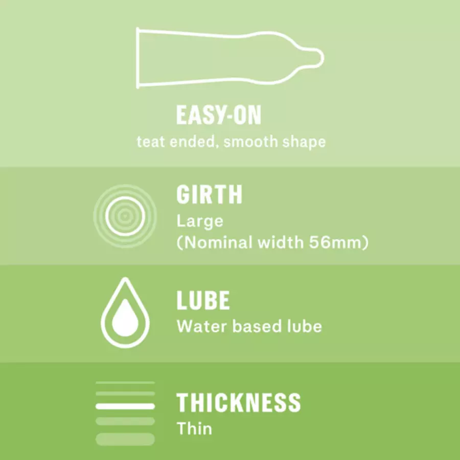 Durex - Naturals Condoms With Natural Water Based Lube 10 st. Accessoires