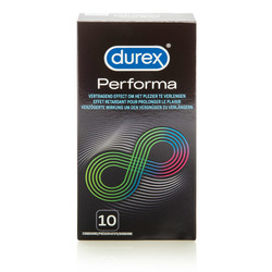 Durex - Performa Condoms With Delay Gel 10 pcs Durex - Performa Condoms With Delay Gel 10 pcs Accessoires