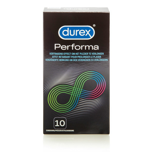 Durex - Performa Condooms Met Delay Gel 10 st. Durex - Performa Condooms Met Delay Gel 10 st.