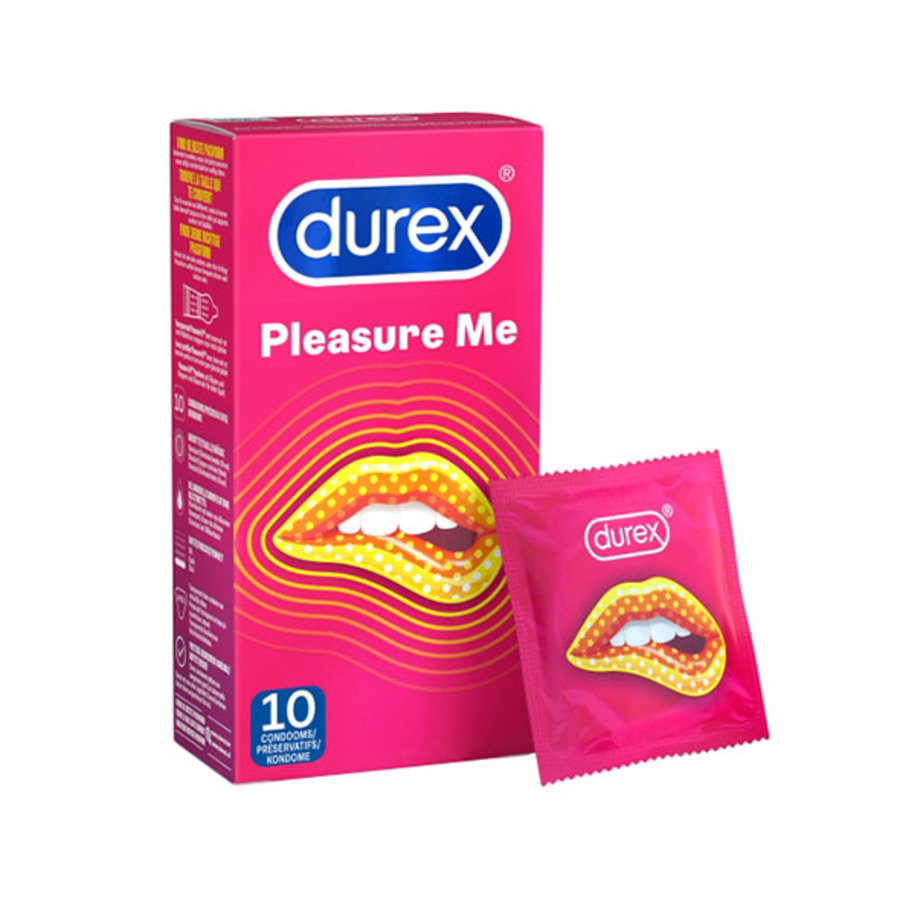 Durex - Pleasure Me Ribbed And Dotted Condoms 10 st. Accessoires