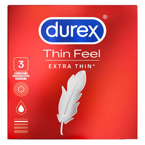 Durex - Thin Feel Condoms Extra Thin 3 st. Accessoires