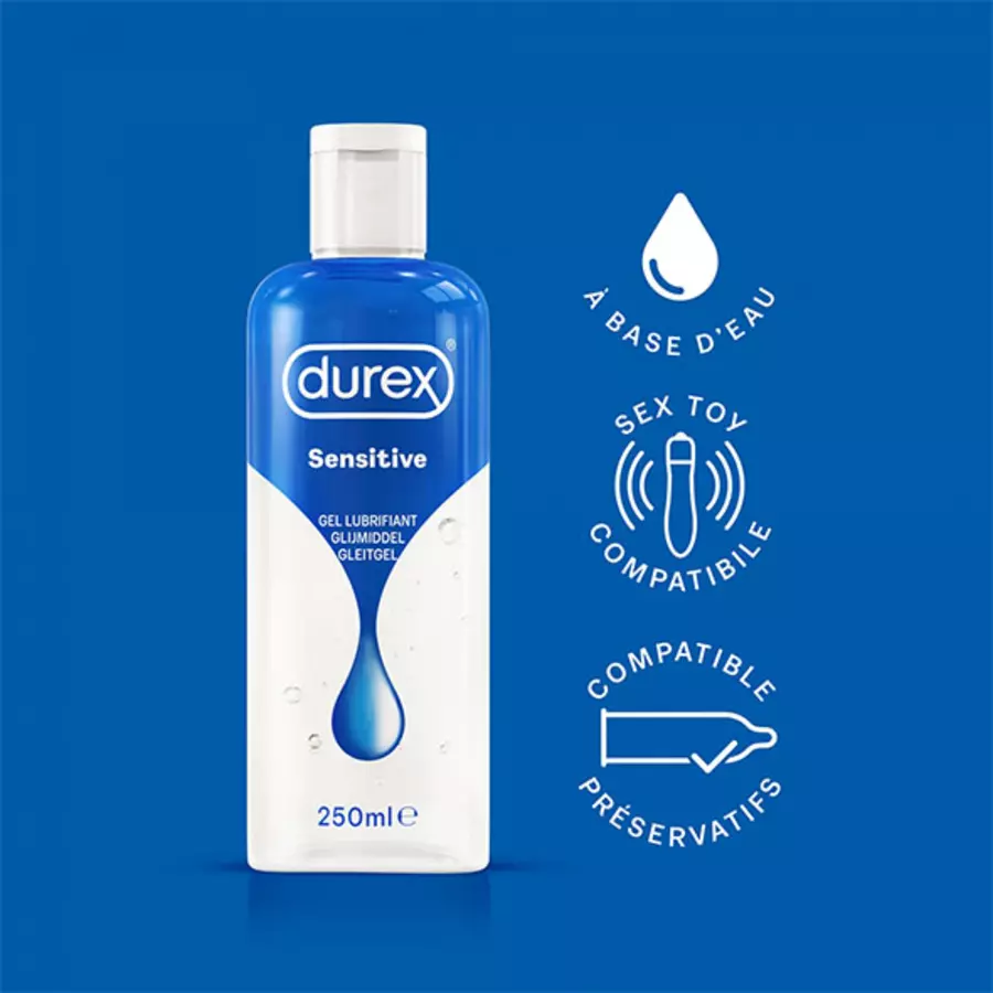 Durex - Sensitive Water Based Lubricant 250 ml | Hot Stuff Sex Shop