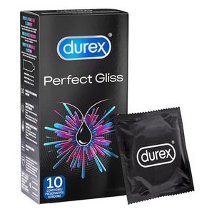 Durex - Perfect Gliss Condoms With Extra Lube 10 pcs Accessoires