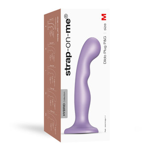 Strap-On-Me - Dildo Plug P&G Metallic Lilac Medium Vrouwen Speeltjes
