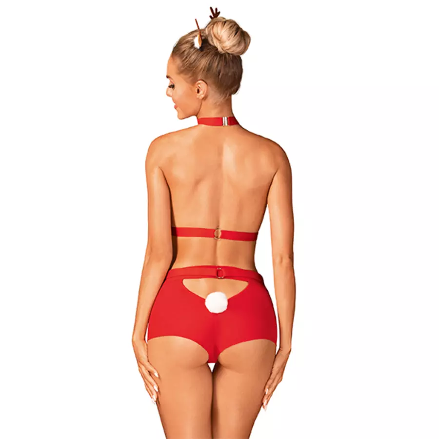 Obsessive - Ms Reindy Harnas, Shorts en Rendier Haarclips Lingerie
