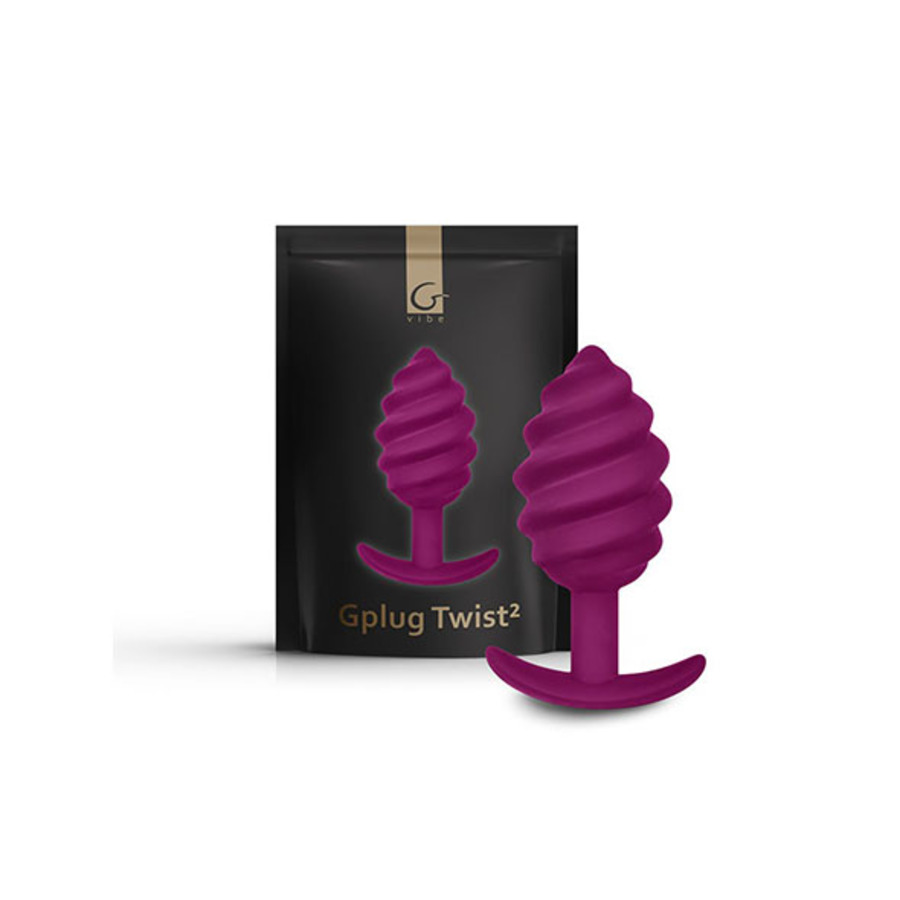 Gvibe - Gplug Twist 2 Sweet Raspberry Anaal Seksspeeltje Anale Speeltjes