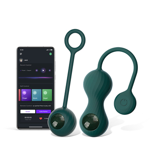 Magic Motion - App Controlled Crystal Duo Smart Kegel Weight Set Toys for Her