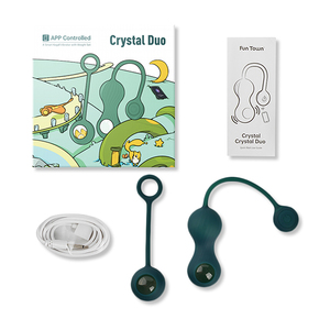 Magic Motion - App Controlled Crystal Duo Smart Kegel Weight Set Toys for Her