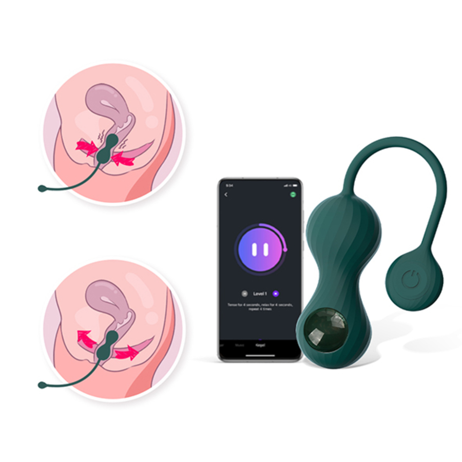 Magic Motion - App Bestuurbare Crystal Duo Smart Kegel Set Vrouwen Speeltjes