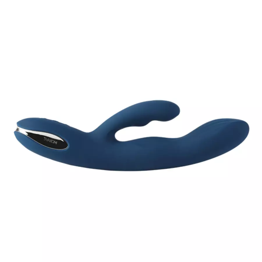 Svakom - Svakom - Aylin Powerful Pulsating Dual-Headed Vibrator Donkerblauw Vrouwen Speeltjes