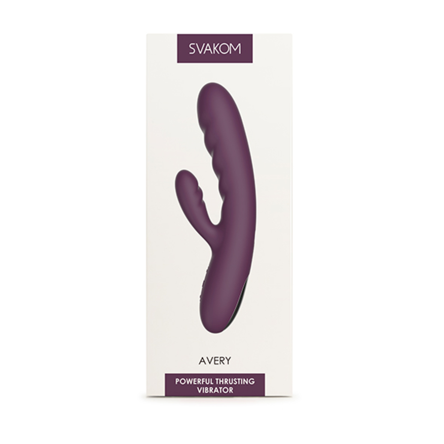 Svakom - Avery Powerful Thrusting Vibrator Lilac Toys for Her