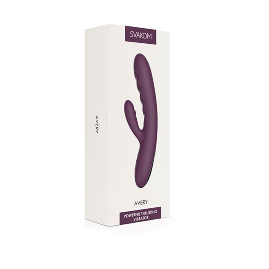 Svakom - Avery Powerful Thrusting Vibrator Lilac Toys for Her