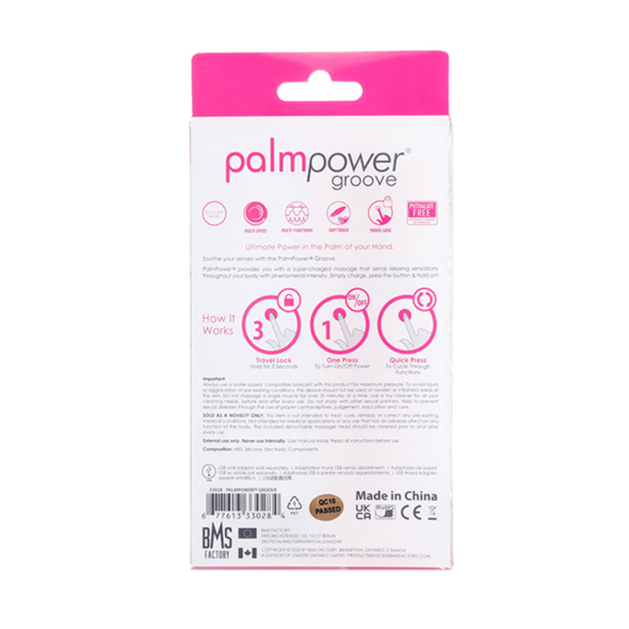 PalmPower - Groove Mini Wand Massager Vrouwen Speeltjes