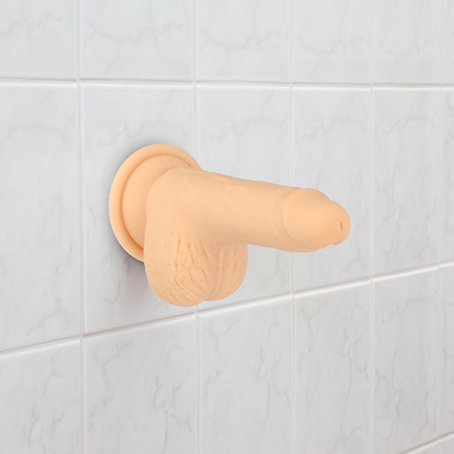 Naked Addiction - Naked Addiction - Thrusting Dong met Afstandsbediening 16,5 cm Vanilla  Vrouwen Speeltjes