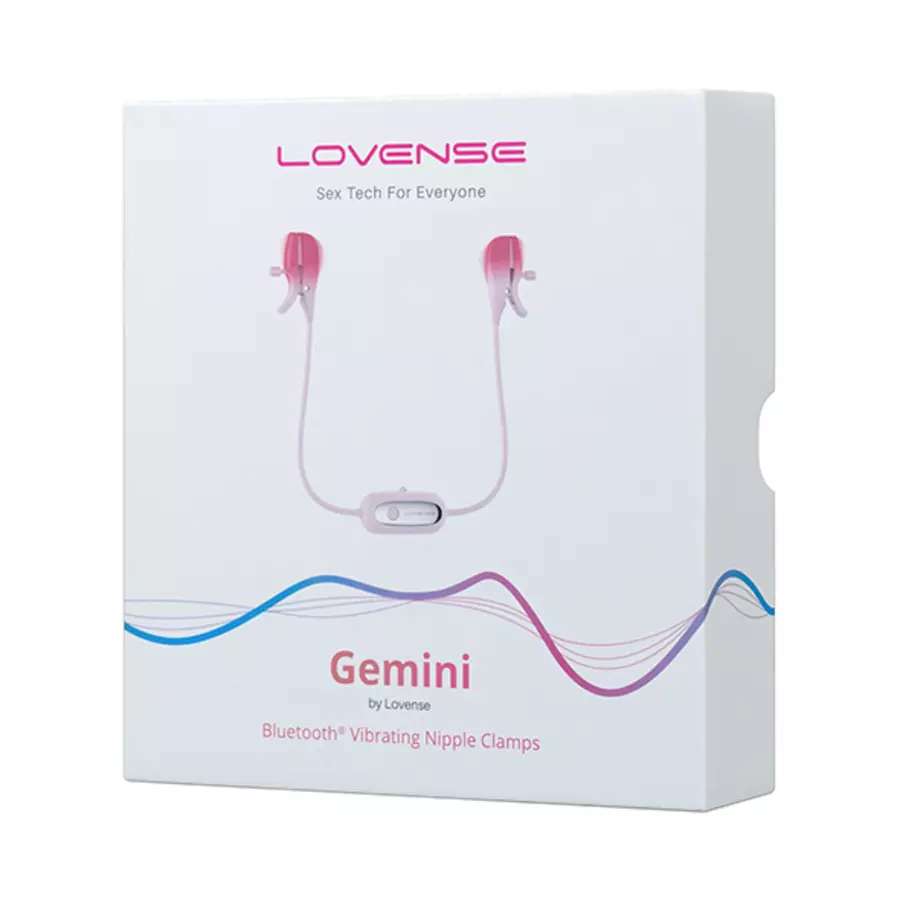 Lovense - Gemini App-Bestuurbare Vibrerende Tepelklemmen SM