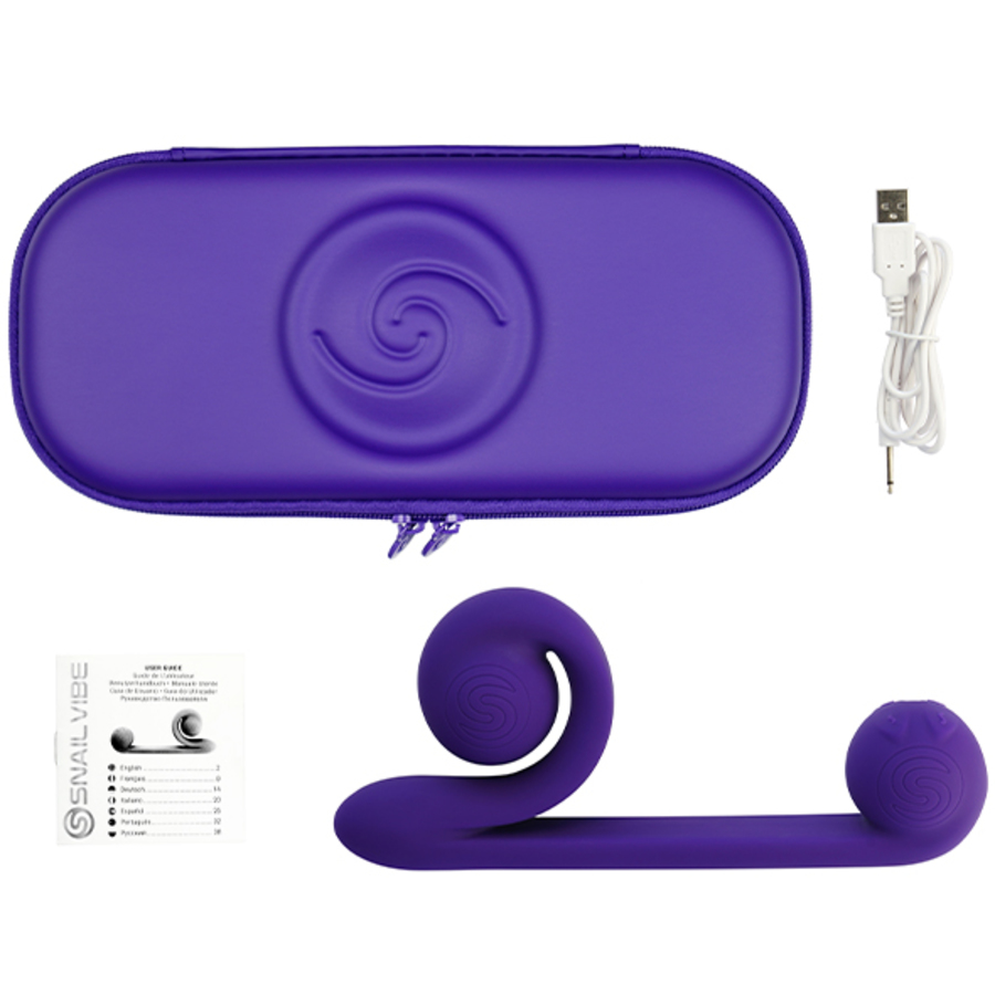 The Snail Vibe - Buigzame Multi Functionele Vibrator Vrouwen Speeltjes