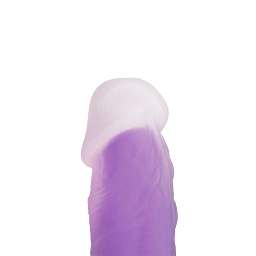 So Divine - Glorious Real Skin Feel Purple Dildo  Toys for Her