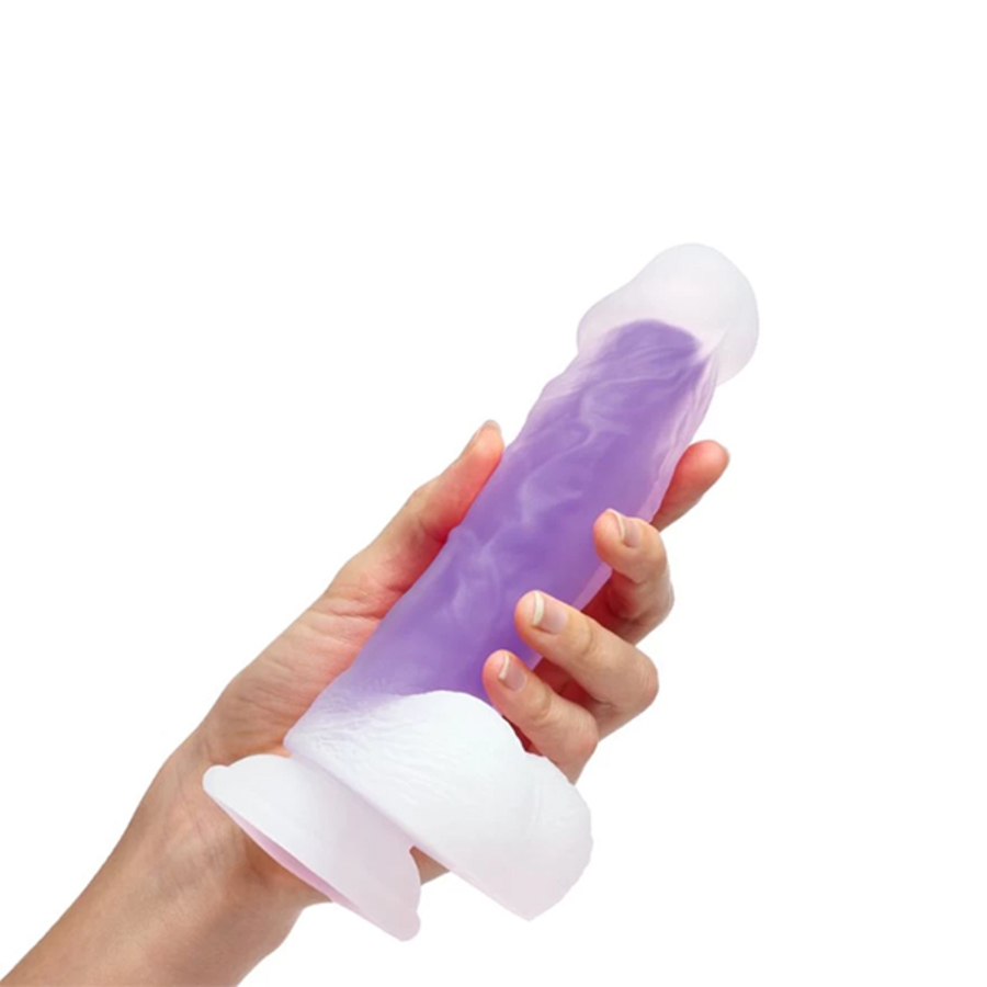 So Divine - Glorious Real Skin Feel Purple Dildo  Toys for Her