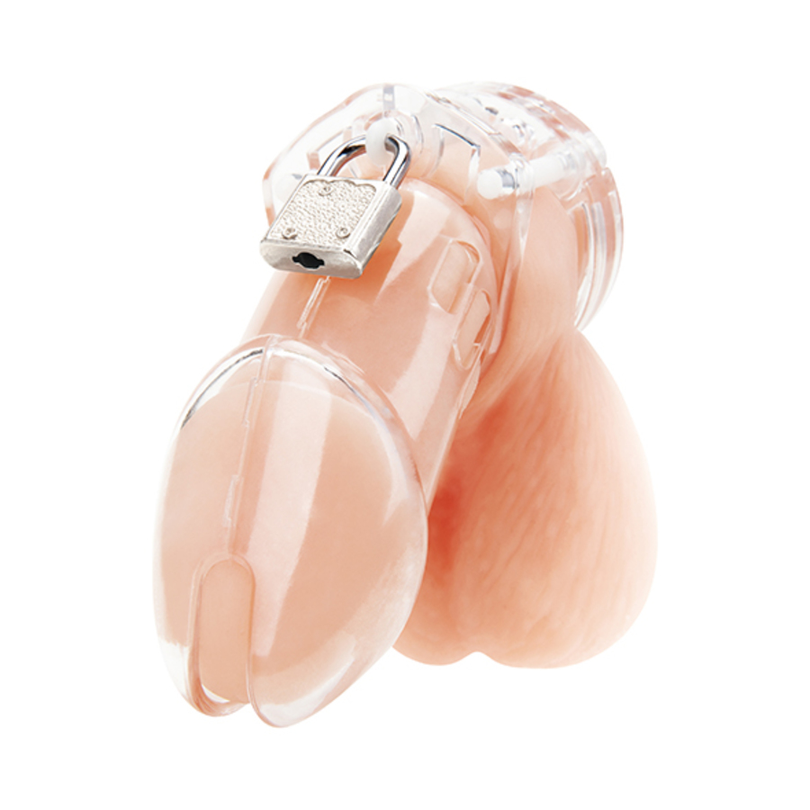 Blueline - Acrylic See-Thru Chastity Cock Cage Male Sextoys