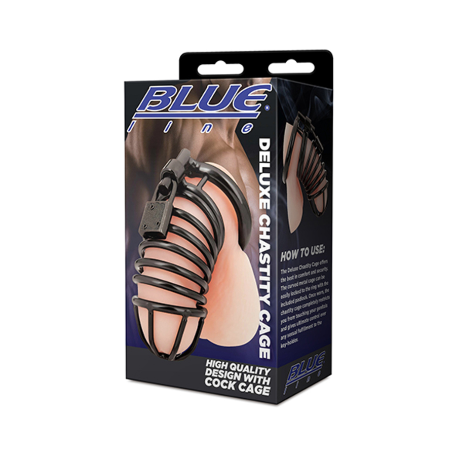 Blueline - Deluxe Chastity Cock Cage Male Sextoys