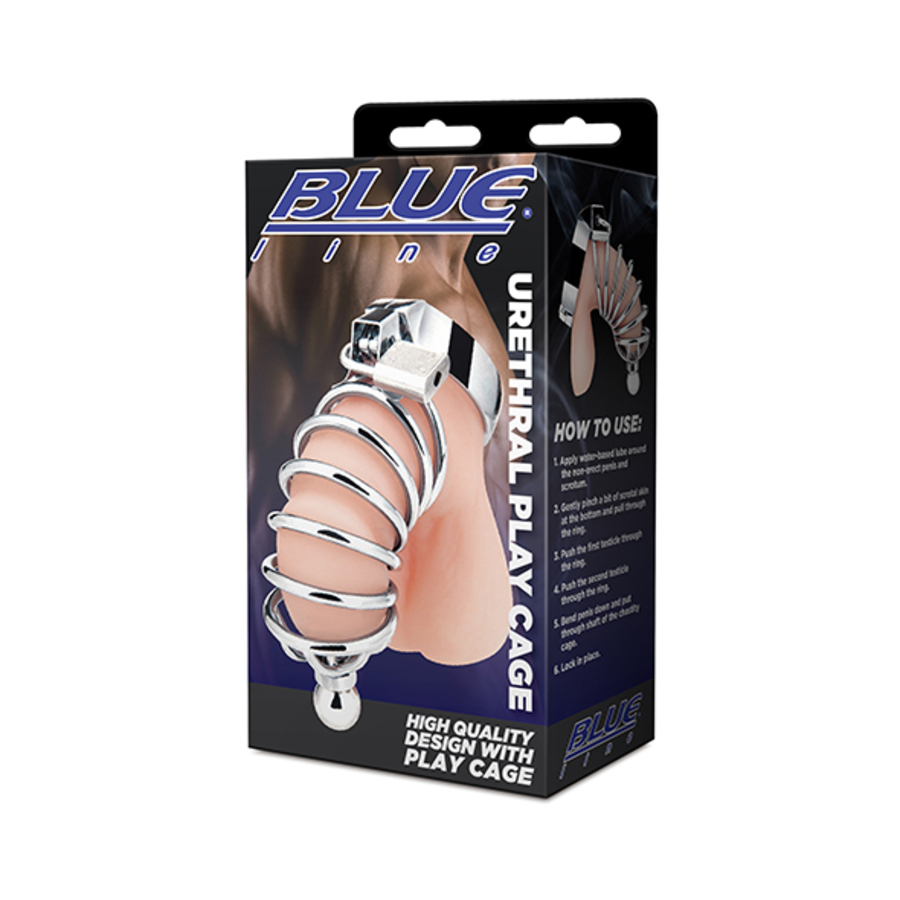 Blueline - Urethral Play Cage Male Sextoys