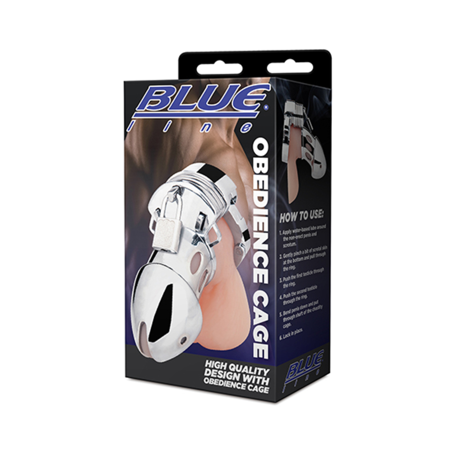 Blueline - Obedience Cock Cage Male Sextoys