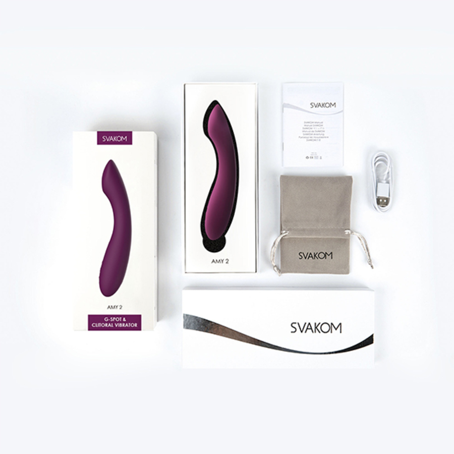 Svakom - Amy 2 G-Spot & Clitoral Vibrator Vrouwen Speeltjes