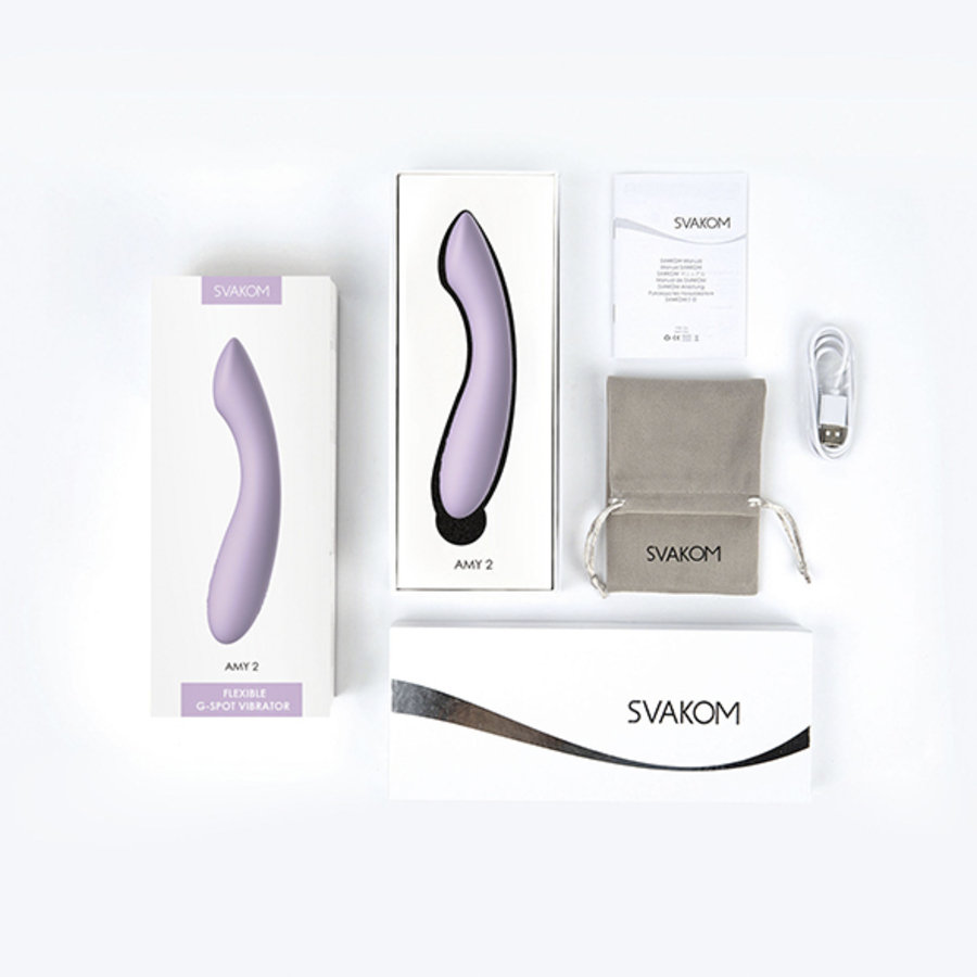 Svakom - Amy 2 G-Spot & Clitoral Vibrator Toys for Her