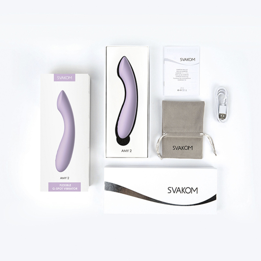 Svakom - Amy 2 G-Spot & Clitoral Vibrator Vrouwen Speeltjes