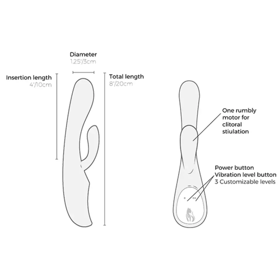 Lioness - The Lioness Vibrator 2.0 Grey Toys for Her