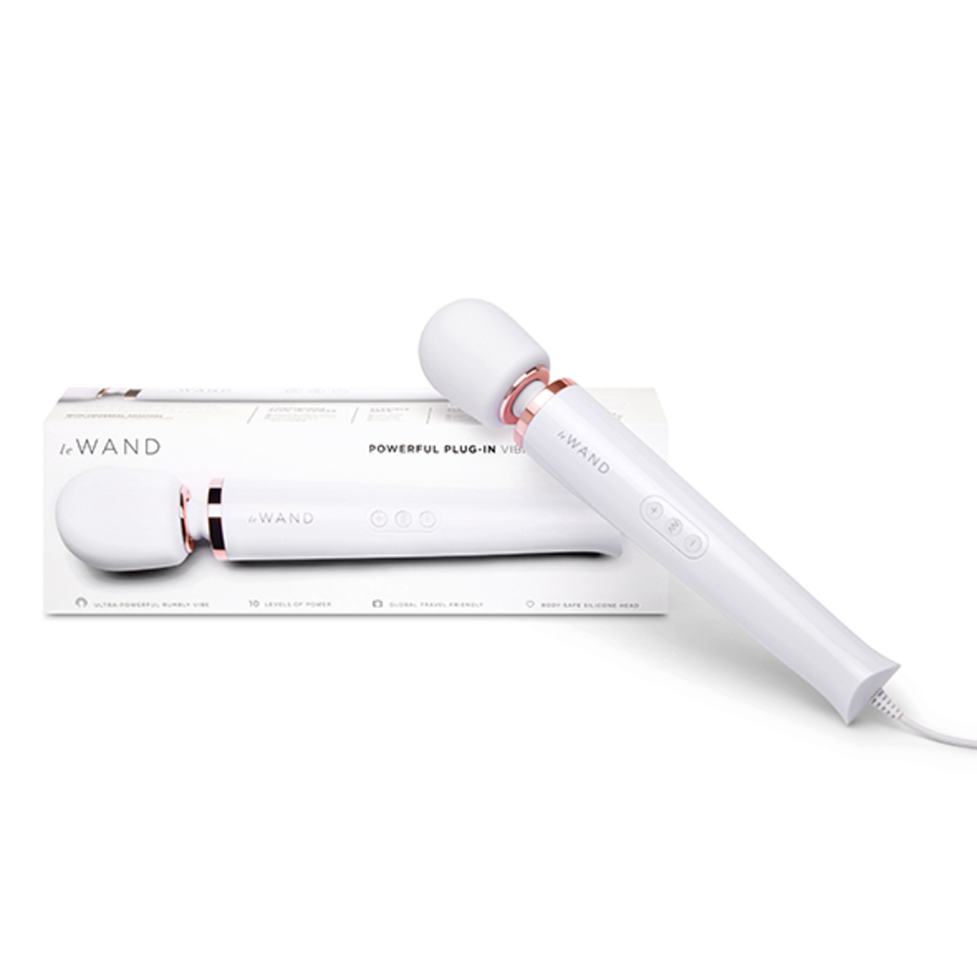 Le Wand - Sterke Wand Massager Plugin Wit Vrouwen Speeltjes