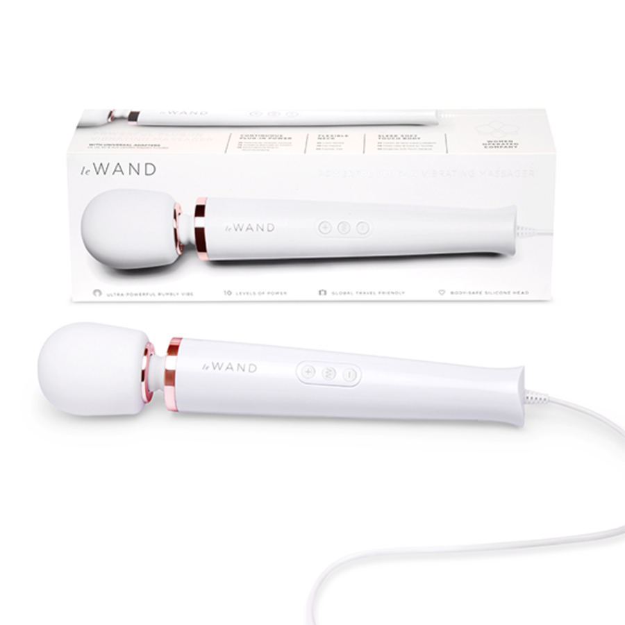 Le Wand - Sterke Wand Massager Plugin Wit Vrouwen Speeltjes