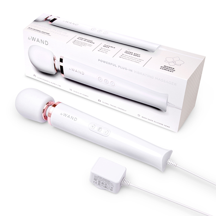 Le Wand - Sterke Wand Massager Plugin Wit Vrouwen Speeltjes