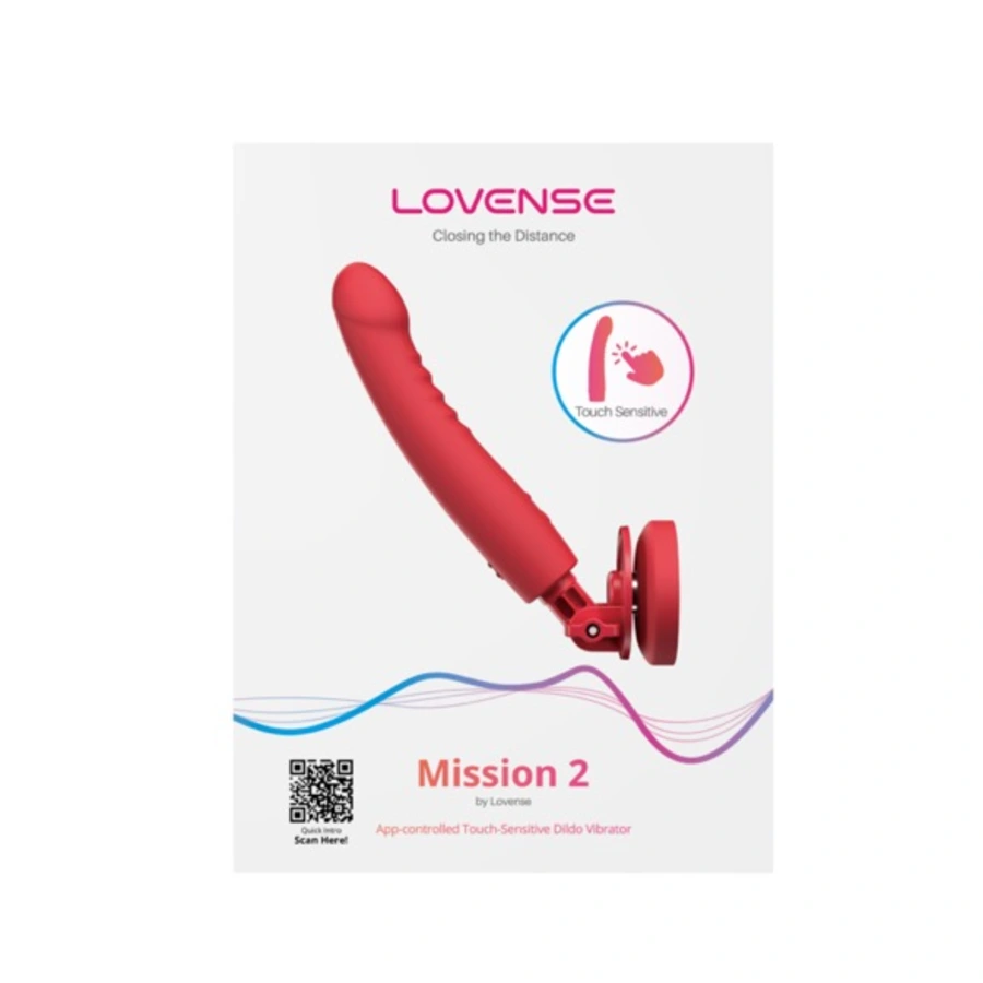 Lovense - Mission 2 Pink Touch-Sensitivity Vibrator Toys for Her