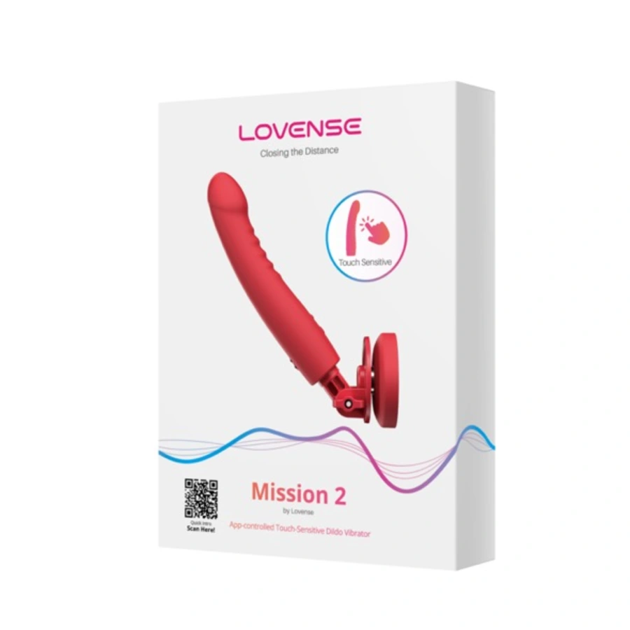 Lovense - Mission 2 Pink Touch-Sensitivity Vibrator Toys for Her