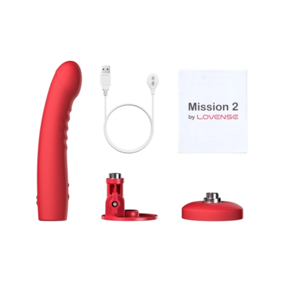 Lovense - Mission 2 Pink Touch-Sensitivity Vibrator Toys for Her