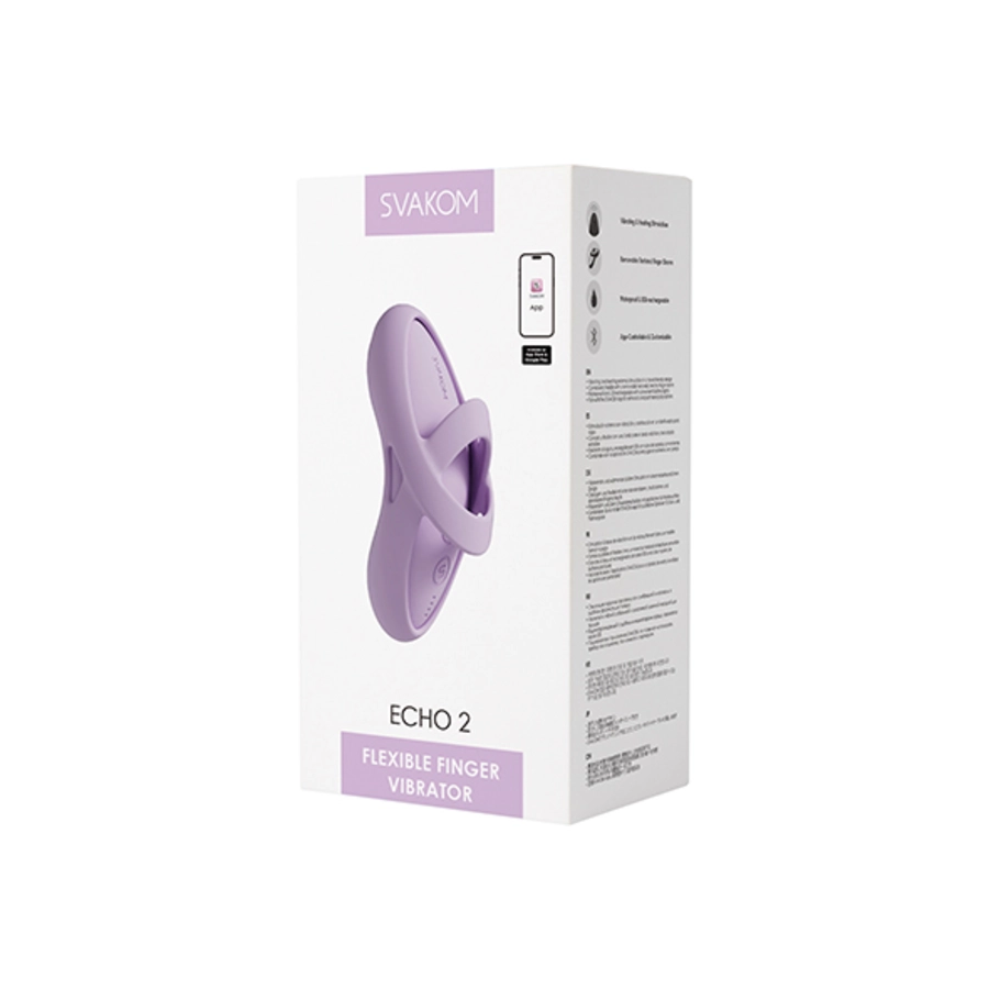 Svakom – Echo 2 App Besturbaar Panty & Vinger Vibrator  Vrouwen Speeltjes