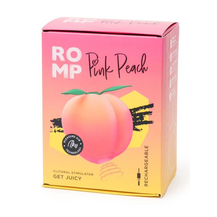 ROMP - Peach Luchtdrukvibrator USB Oplaadbaar Vrouwen Speeltjes