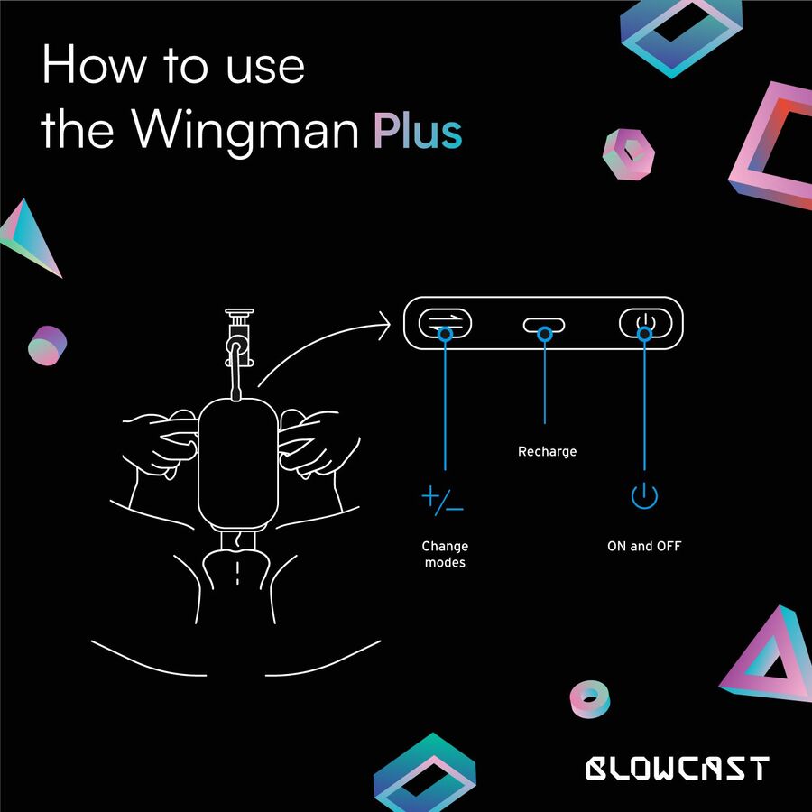 Blowcast - Wingman Plus Automatische Masturbator Mannen Speeltjes
